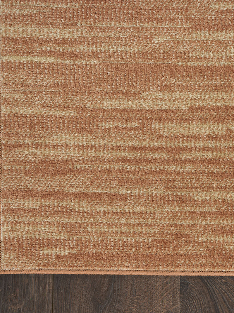 Nourison Essentials NRE01 Rust 7' x Square Rug image number 2