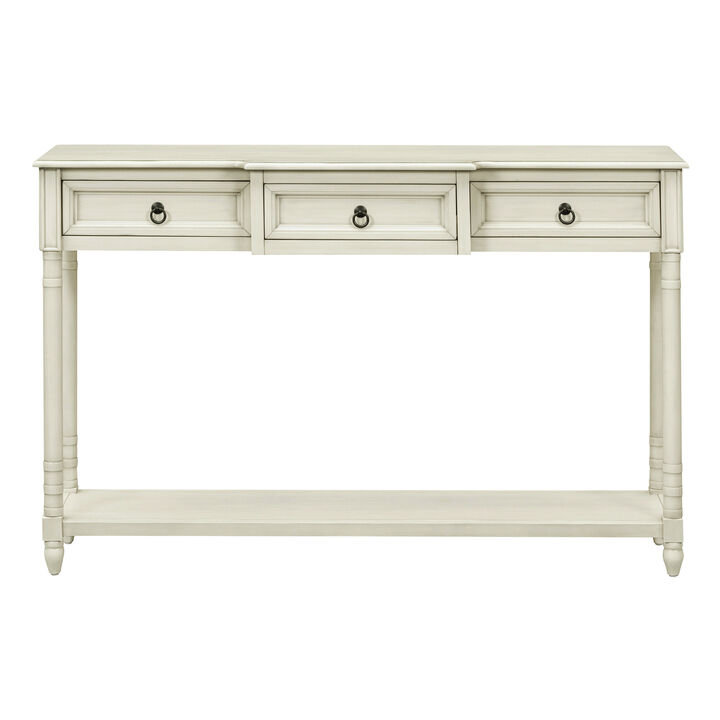 Merax Chic Console Table  with Drawers for Entryway
