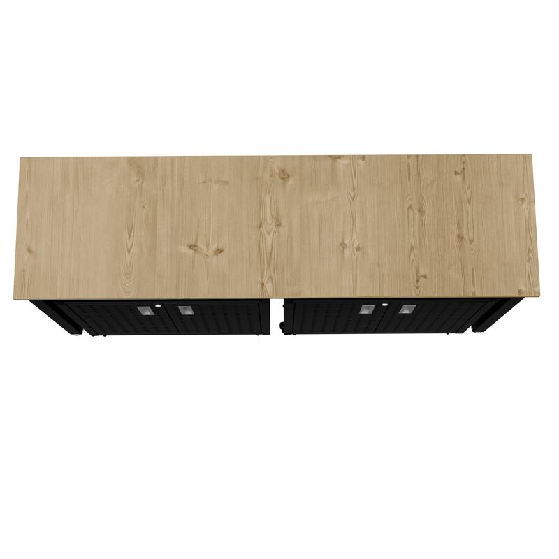 Fortress Dark Gray 3-Piece Garage Set