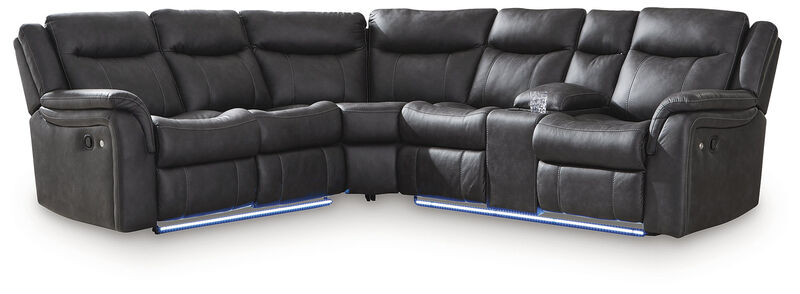 Perarrygin 2-Piece Reclining Sectional image number 0