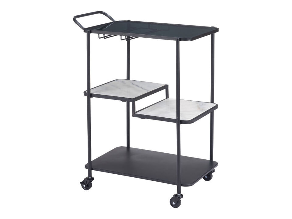 Constanza Bar Cart Black