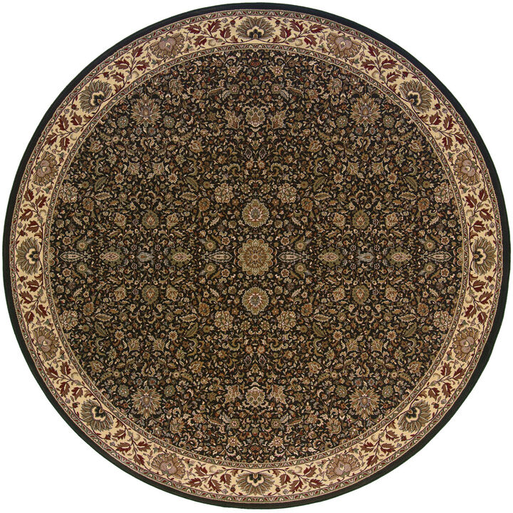 HomeRoots Oriental Round Rug