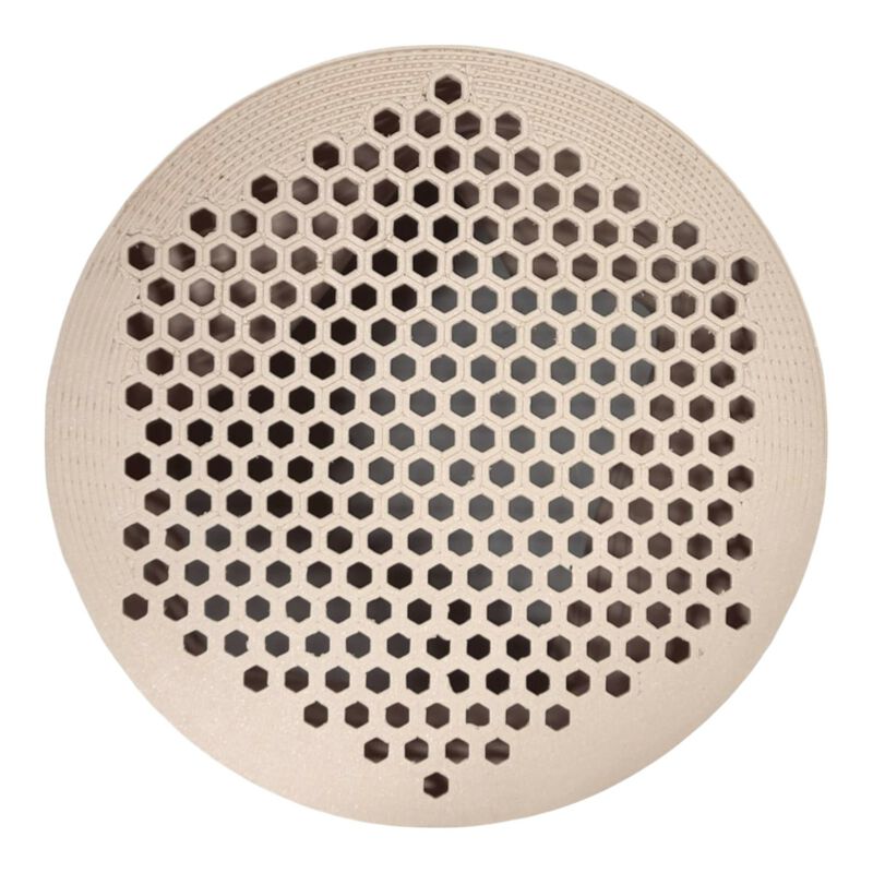 Brent MidCentury Modern Indoor Crushed Can Eco-Friendly 3D Printed Planter with Drainage