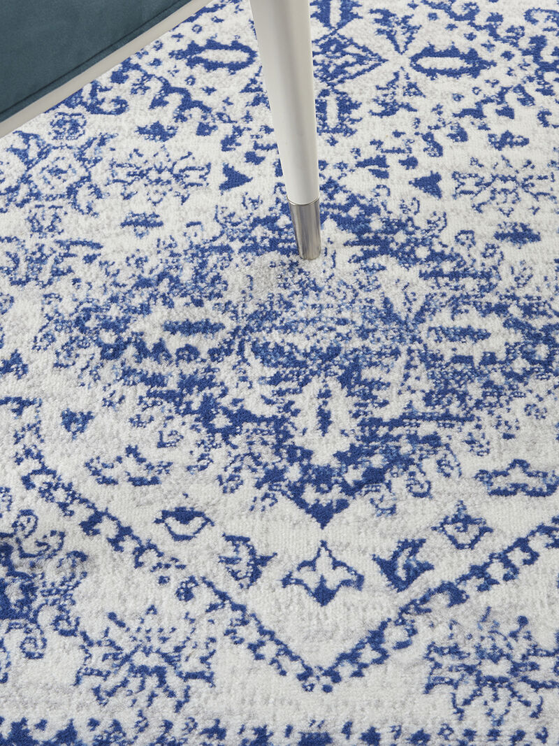 Whimsicle WHS15 Ivory/Navy 6' x 9' Rug