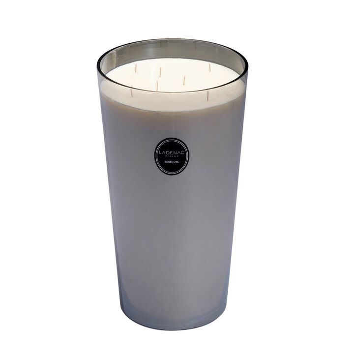 Candle in Jar URBAN SENSES 18.7 lb Grey Boisee Chic 9.45 x 9.25 x 19.69 in