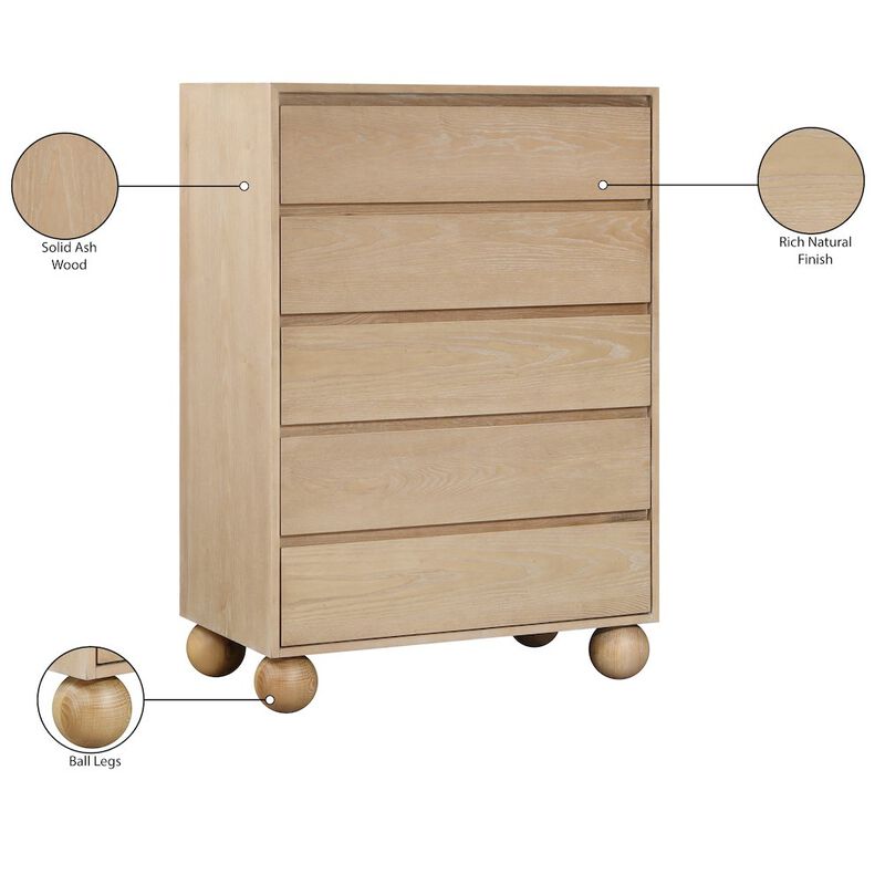 Meridian Furniture Kent Natural Chest