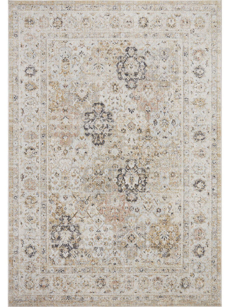 Monroe MON02 Beige/Multi 18" x 18" Sample Rug