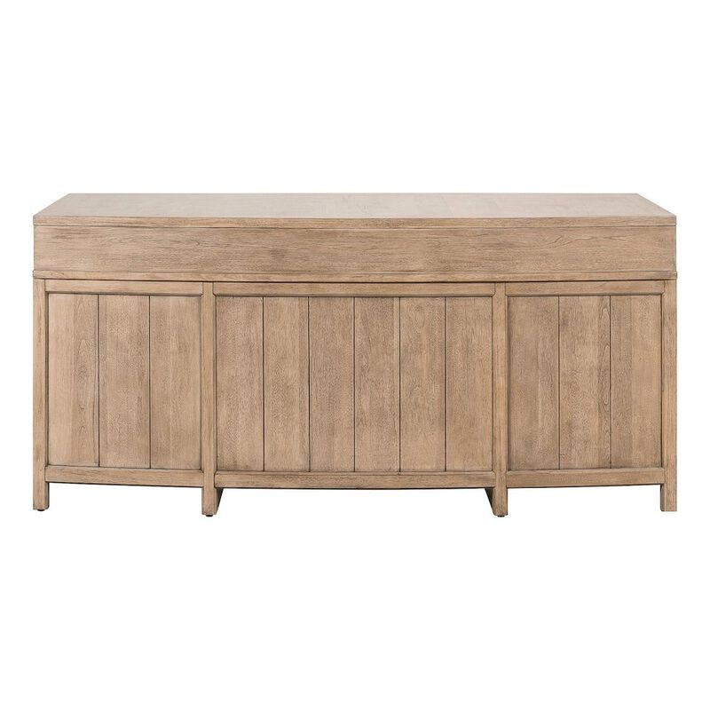 Liberty Furniture Executive Desk with Keyboard Tray Locking File Drawers Home Office Storage image number 4