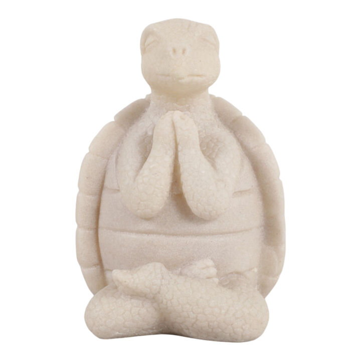 Resin Sand Yoga Turtle