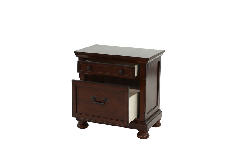 Streamdale Nightstand In Antique Cherry