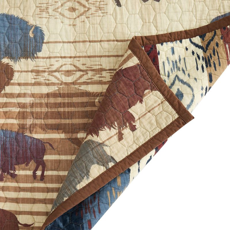 Home on the Range Twin Reversible Quilt Set image number 3