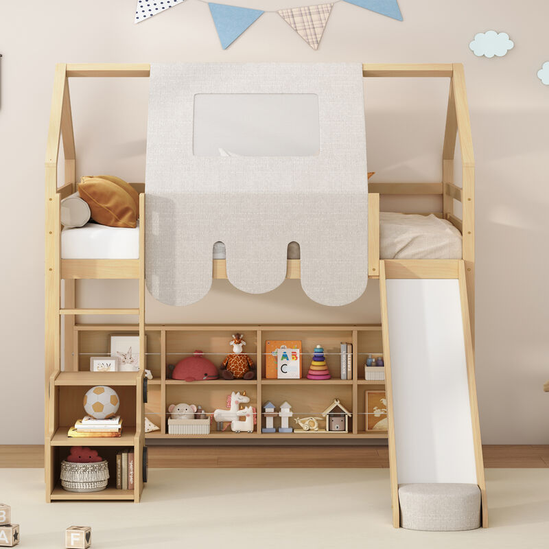 Wadnek Loft Bed House-shaped Frame image number 2
