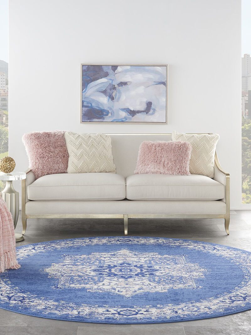 Whimsicle WHS03 Navy 8'4" x 11'6" Rug image number 8