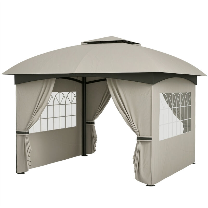 Outdoor Party Gazebo &ndash; Weatherproof Shelter for Garden, Backyard, or Patio Gatherings