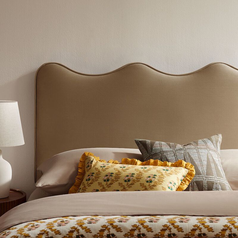Modway Athena Stain-Resistant Performance Velvet Full Size Headboard image number 7