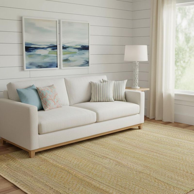 HomeRoots Hand Woven Jute Blend Area Rug image number 1