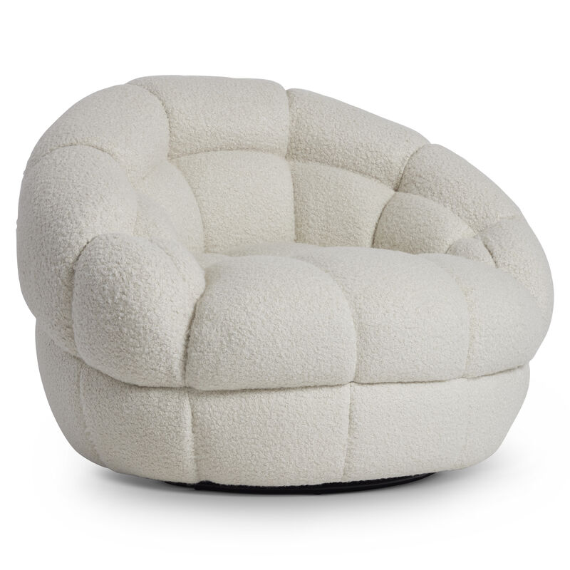 Coco Fabric Swivel Chair image number 0