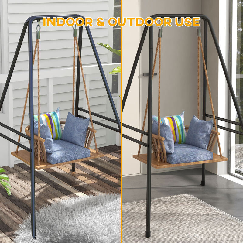 Hivvago Hammock Chair Stand for Indoor & Outdoor image number 4