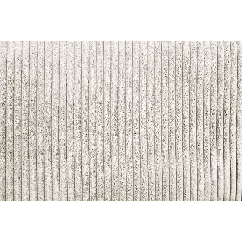 Lio 2pc XL Sectional Sofa with Chaise, 5 Throw Pillows, Brown Corduroy - Benzara