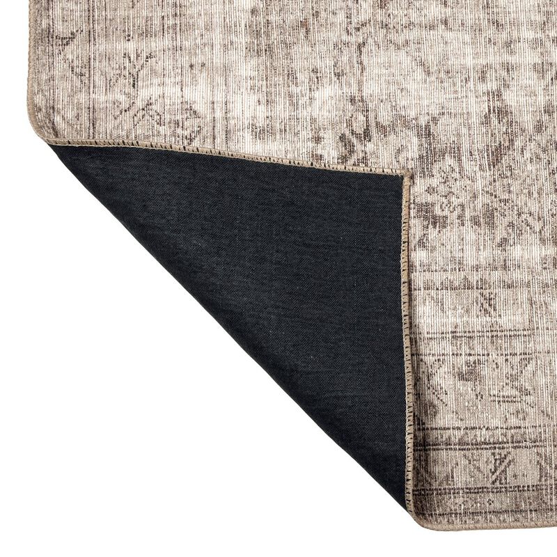 Nala Natural Bark 2'5" x 9'5" Runner Rug image number 2