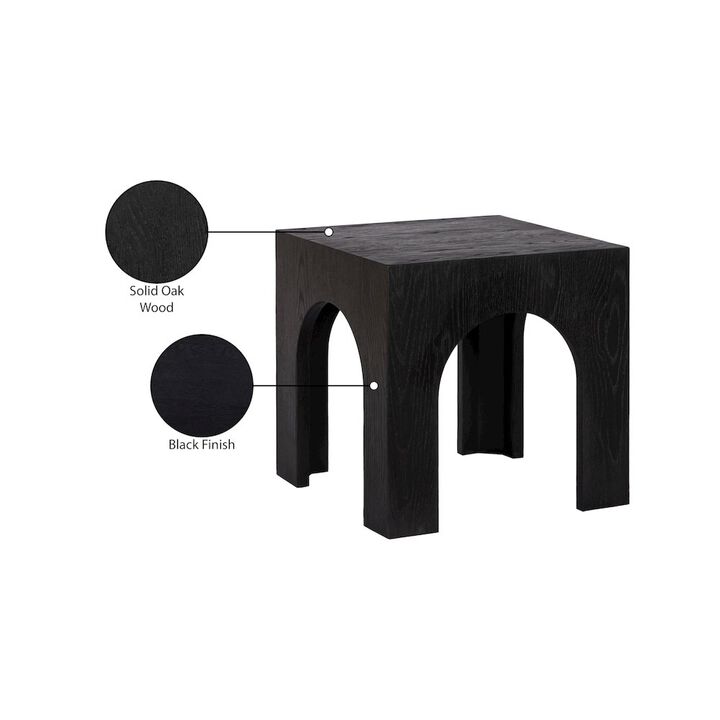 Meridian Furniture Arch Black End Table