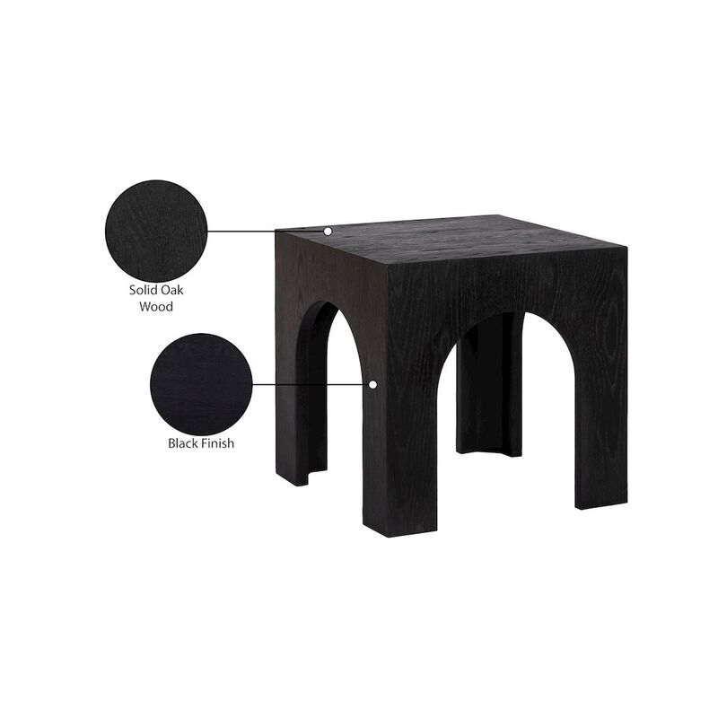 Meridian Furniture Arch Black End Table
