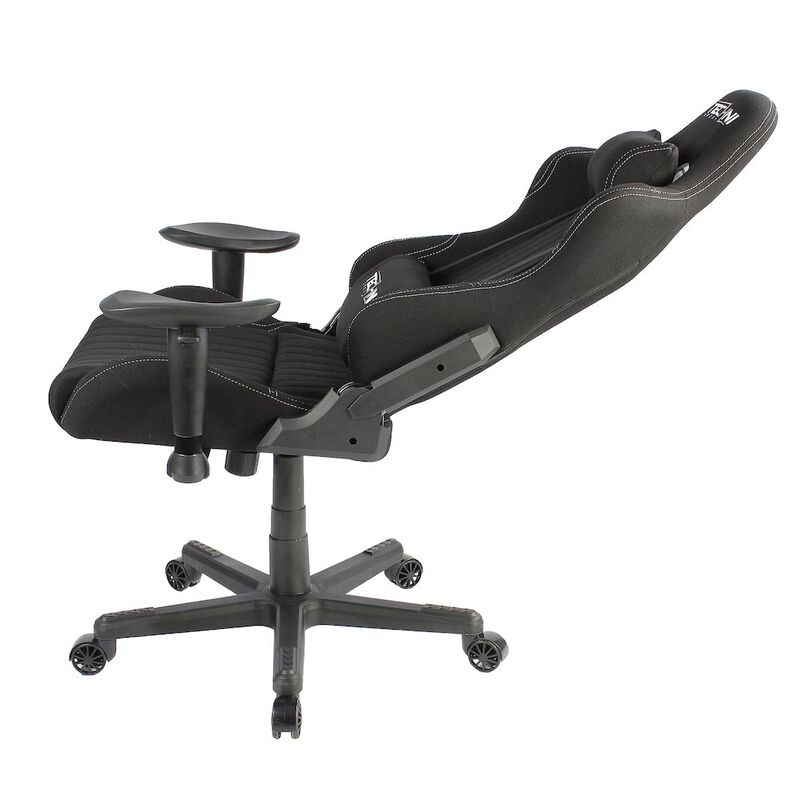 Techni Sport Fabric Ergonomic High Back Racer Style PC Gaming Chair, Black