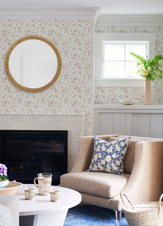 Glinda Rose Floral Trail Wallpaper (Set of 2)
