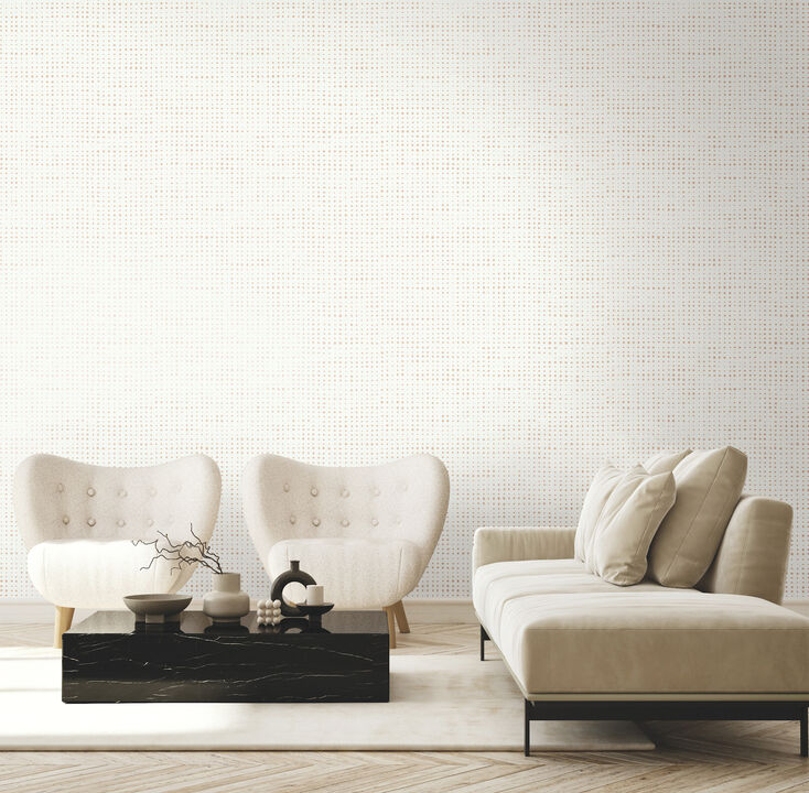 Brielle Brass Polka Dot Wallpaper (Set of 2)