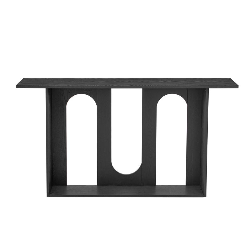 Merax Modern Console Table with Shelf