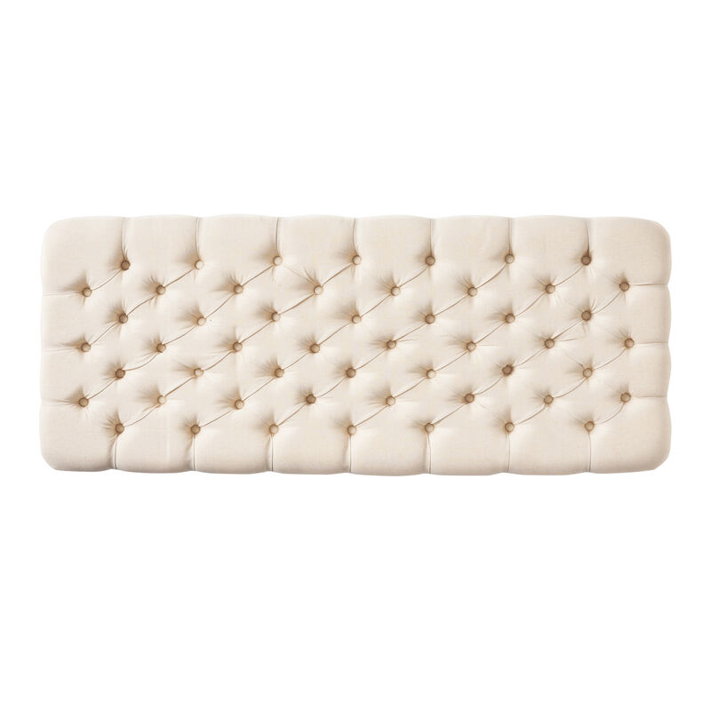 Christopher Knight Home Macaria Contemporary Tufted Fabric Storage Ottoman image number 7