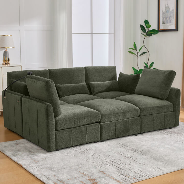 Merax Modern Sectional Sofa Modular Sectionals