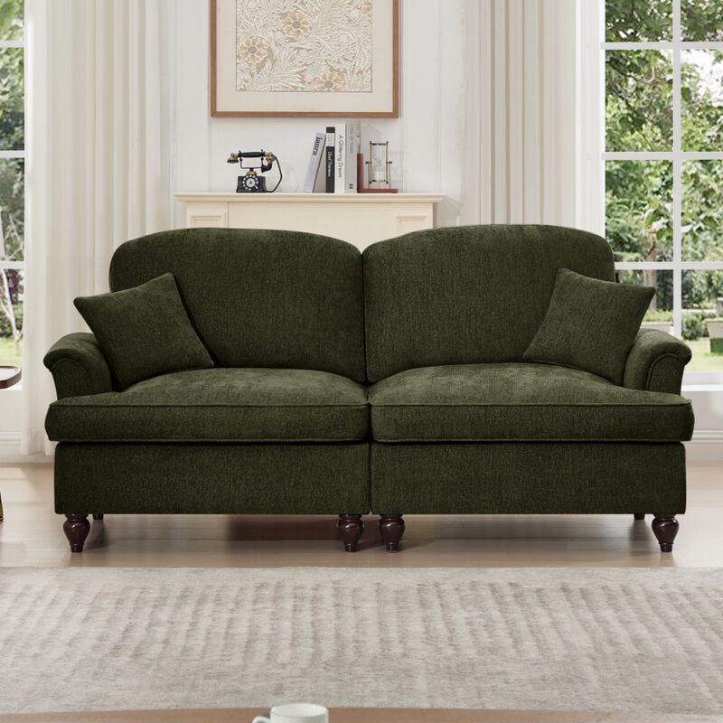 Niptar Mid-Century Modern Loveseat sofa image number 2