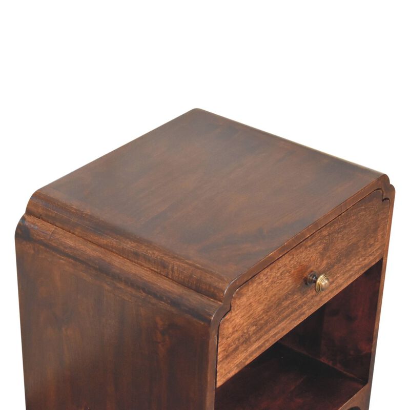 Artisan Furniture Solid Wood California Walnut Newton Bedside image number 5