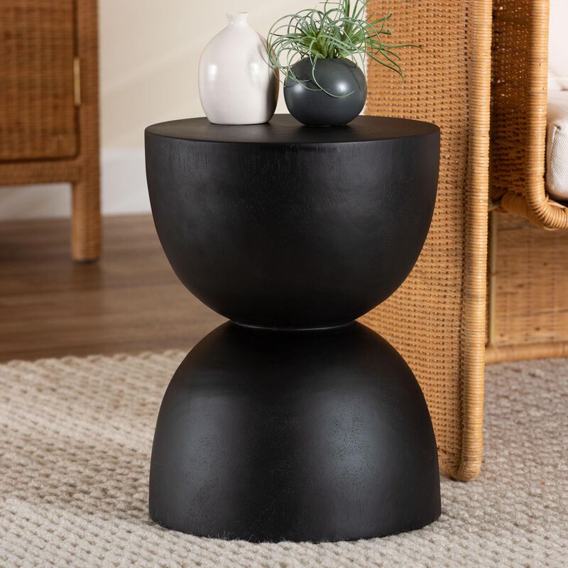 Nomiki Solid Suar Wood Side Table image number 1