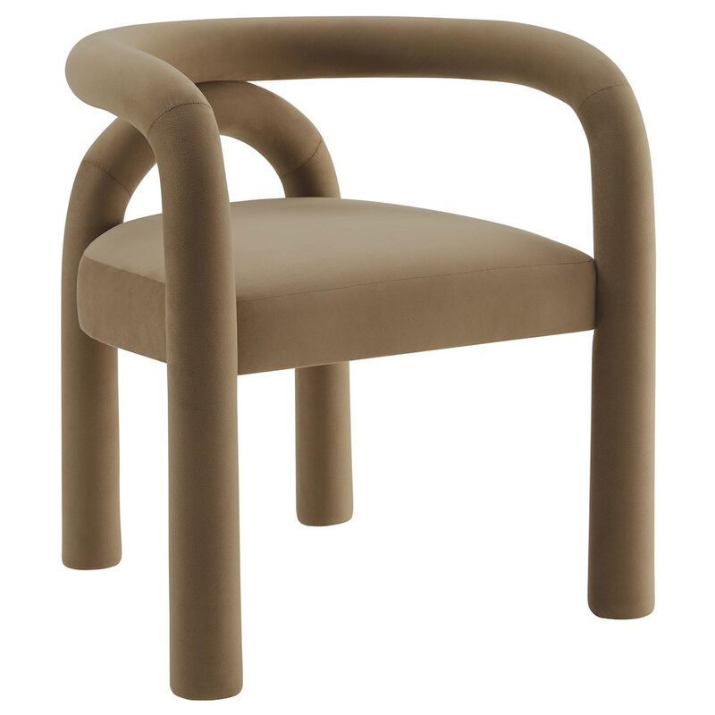 Astrid Performance Velvet Dining Chair image number 0
