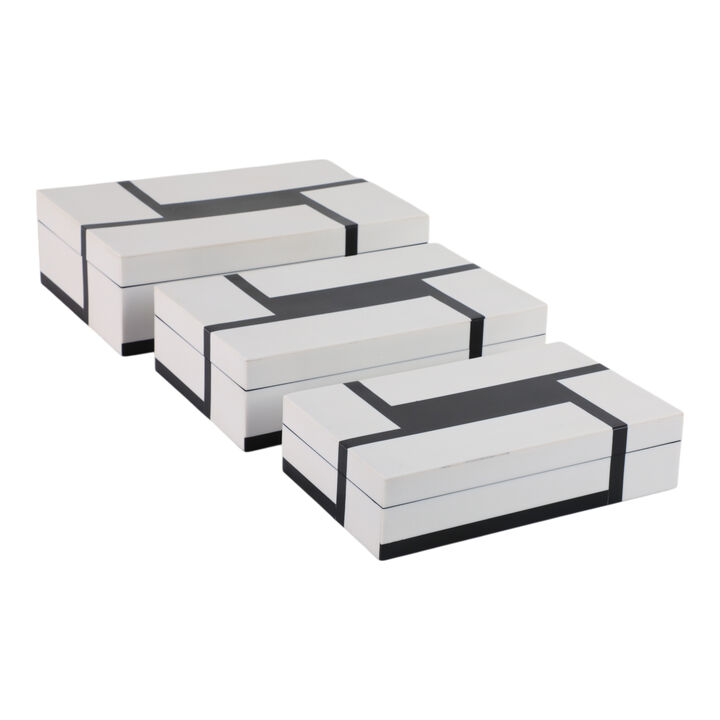S/3 Bold Lines Design Boxes