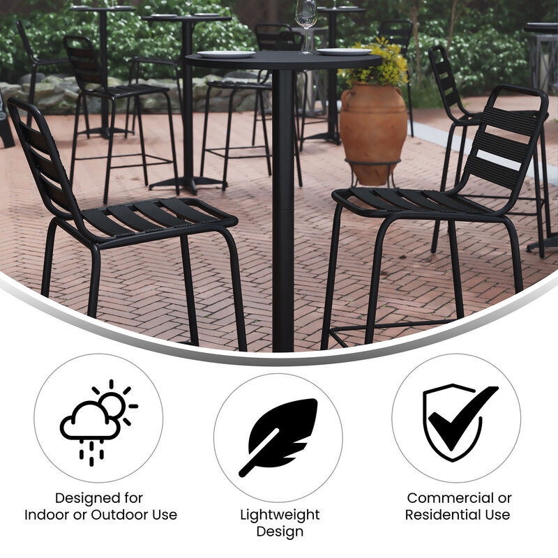 RD Black Bar Height Table image number 6