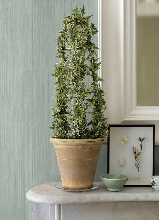 Pietra Light Blue Silk Wallpaper