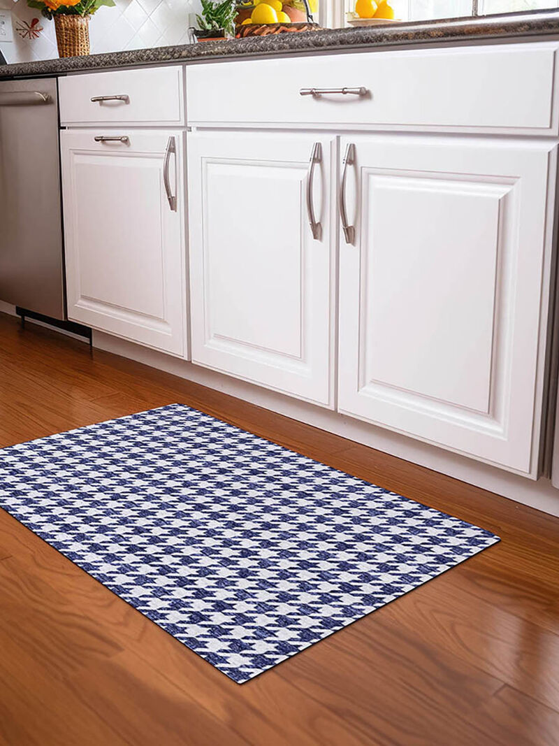 Hinton HN1 Navy 20" x 30" Rug