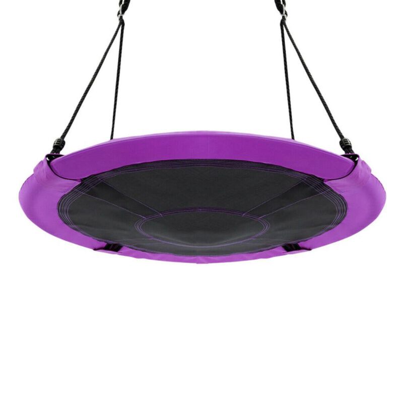 Hivvago Flying Saucer Tree Swing Indoor Outdoor Play Set