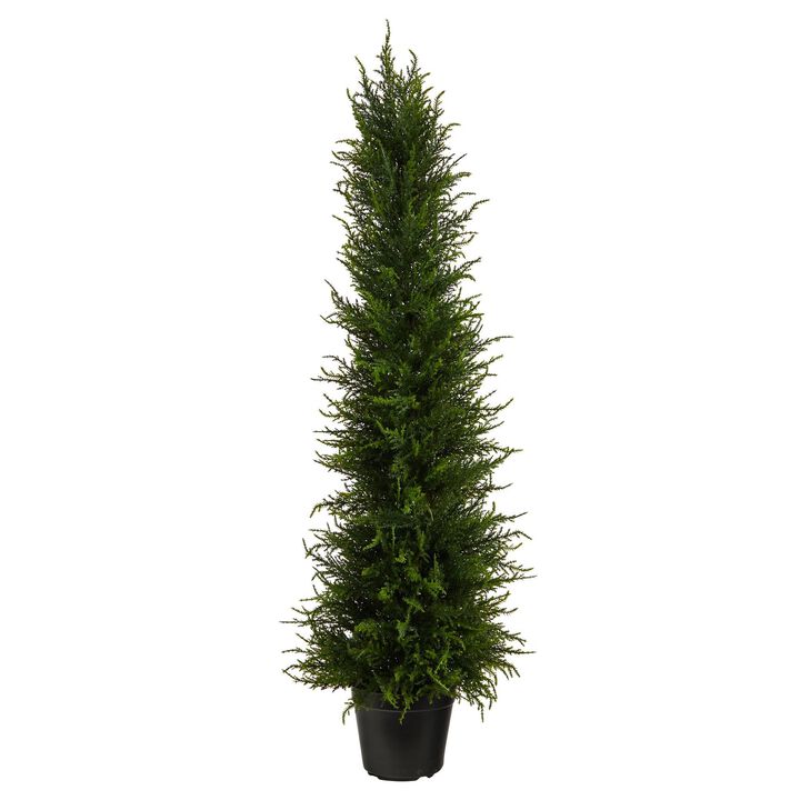 Nearly Natural 3.5-ft Cypress Artificial Tree UV Resistant (Indoor/Outdoor)
