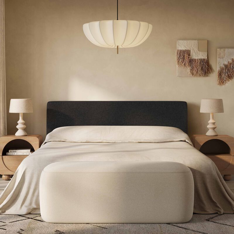 Isla Textured Velvet King Bed