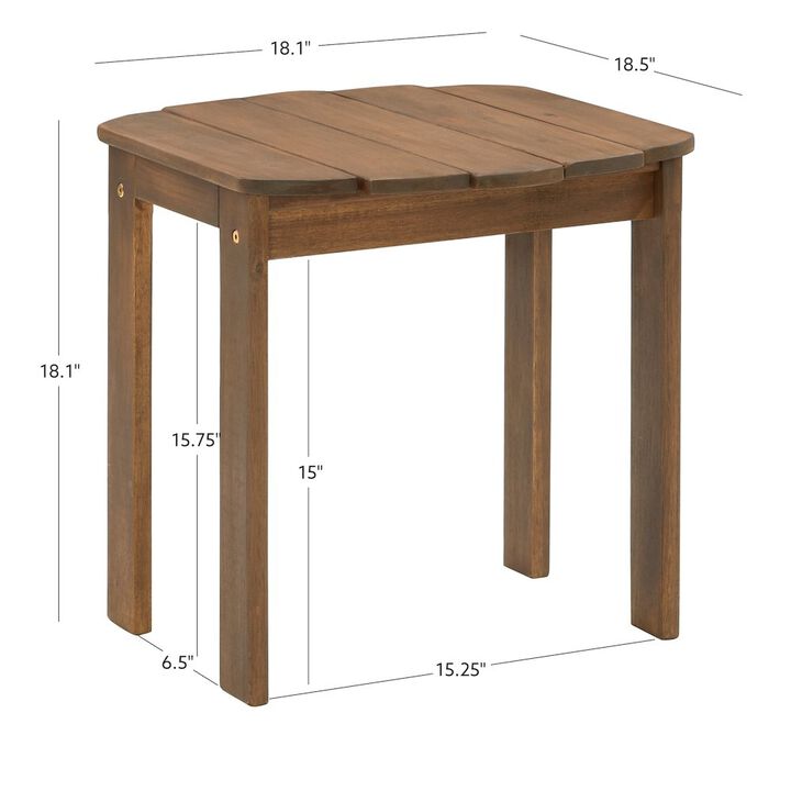 Red Adirondack End Table