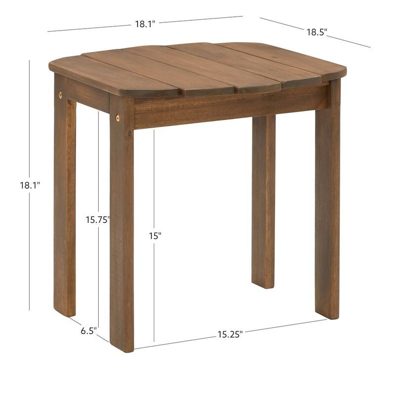 Red Adirondack End Table image number 0