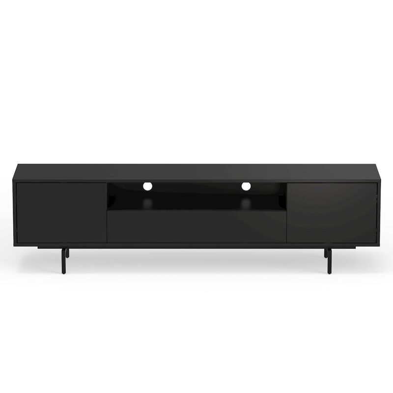 Avichi Black Laminate 3 Door TV Console
