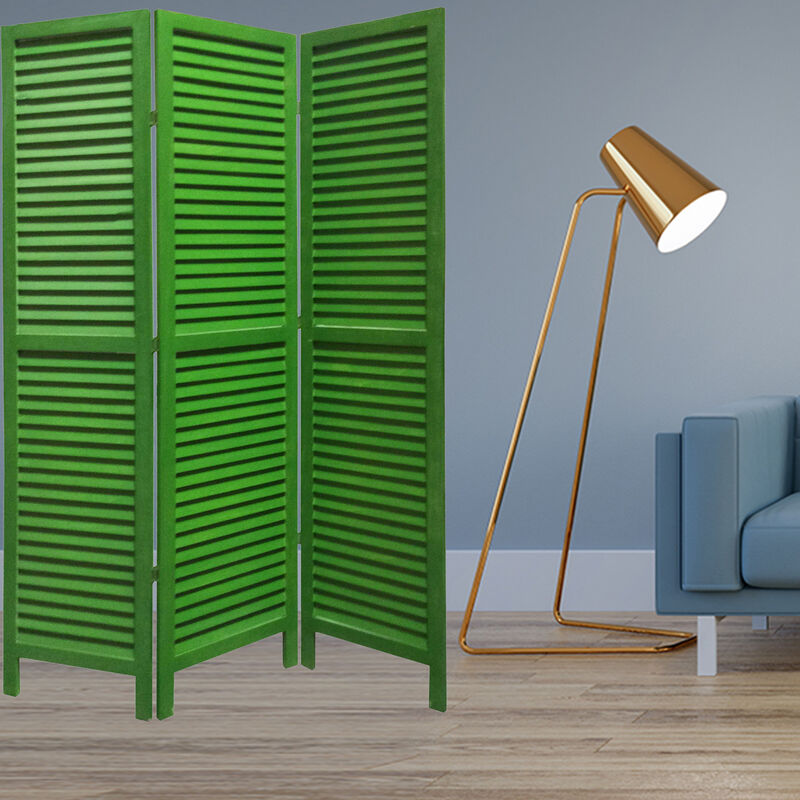 Decorative Wood Shutter Screen for Privacy and Stylish Room Division