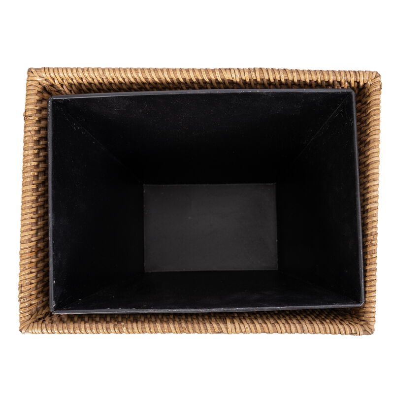 Saboga Home&trade; Rectangular Tapered Waste Basket with Metal Liner image number 3