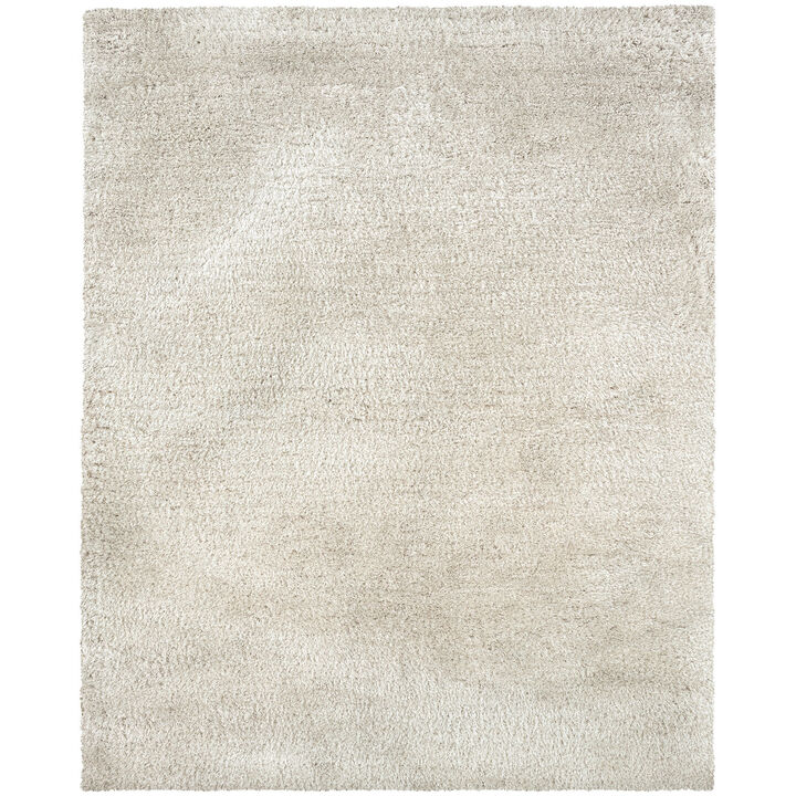 HomeRoots Shag Hand Tufted Area Rug