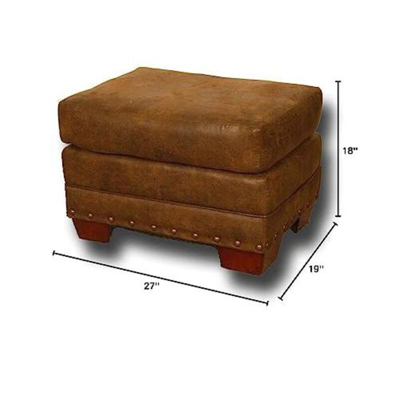 American Furniture Classics Buckskin Ottoman